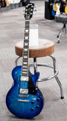Gibson - Les Paul Studio Session Electric Guitar with Softshell Case - Cobalt Burst 2
